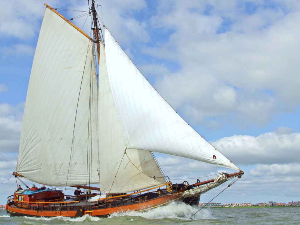 Het originele zeilschip de Catharina van Mijdrecht
